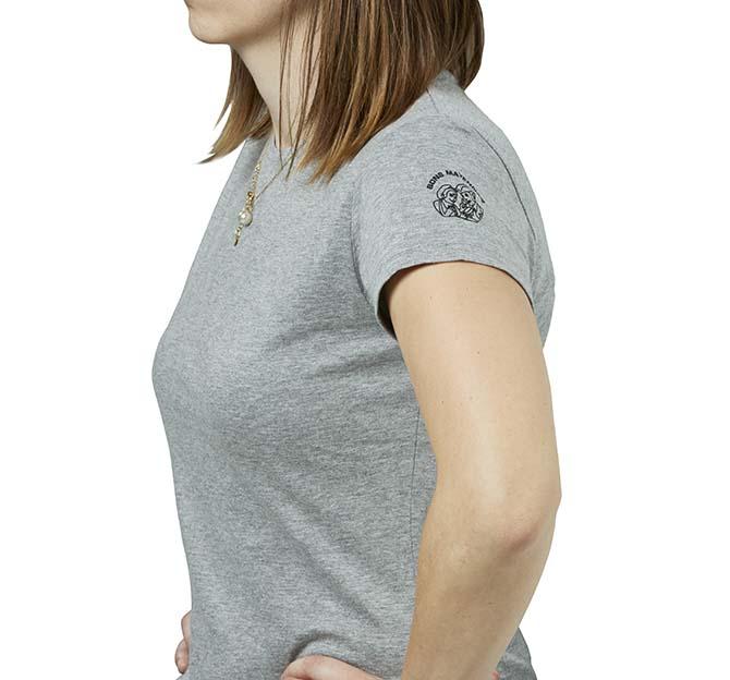 Tee-shirt femme gris