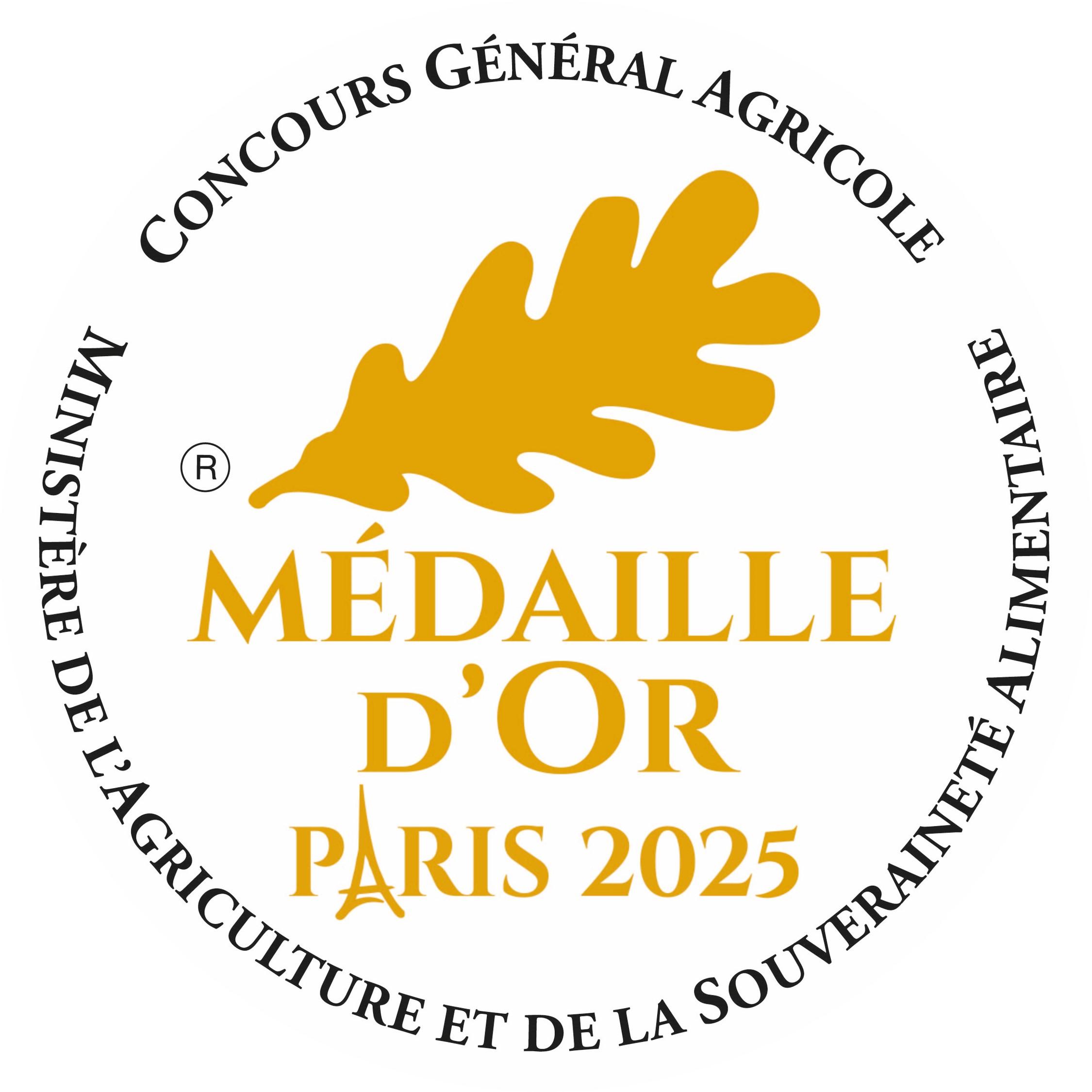 Médaille or 2025