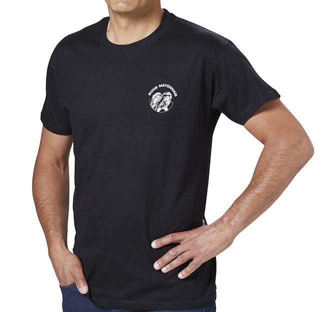 Tee-shirt homme noir
