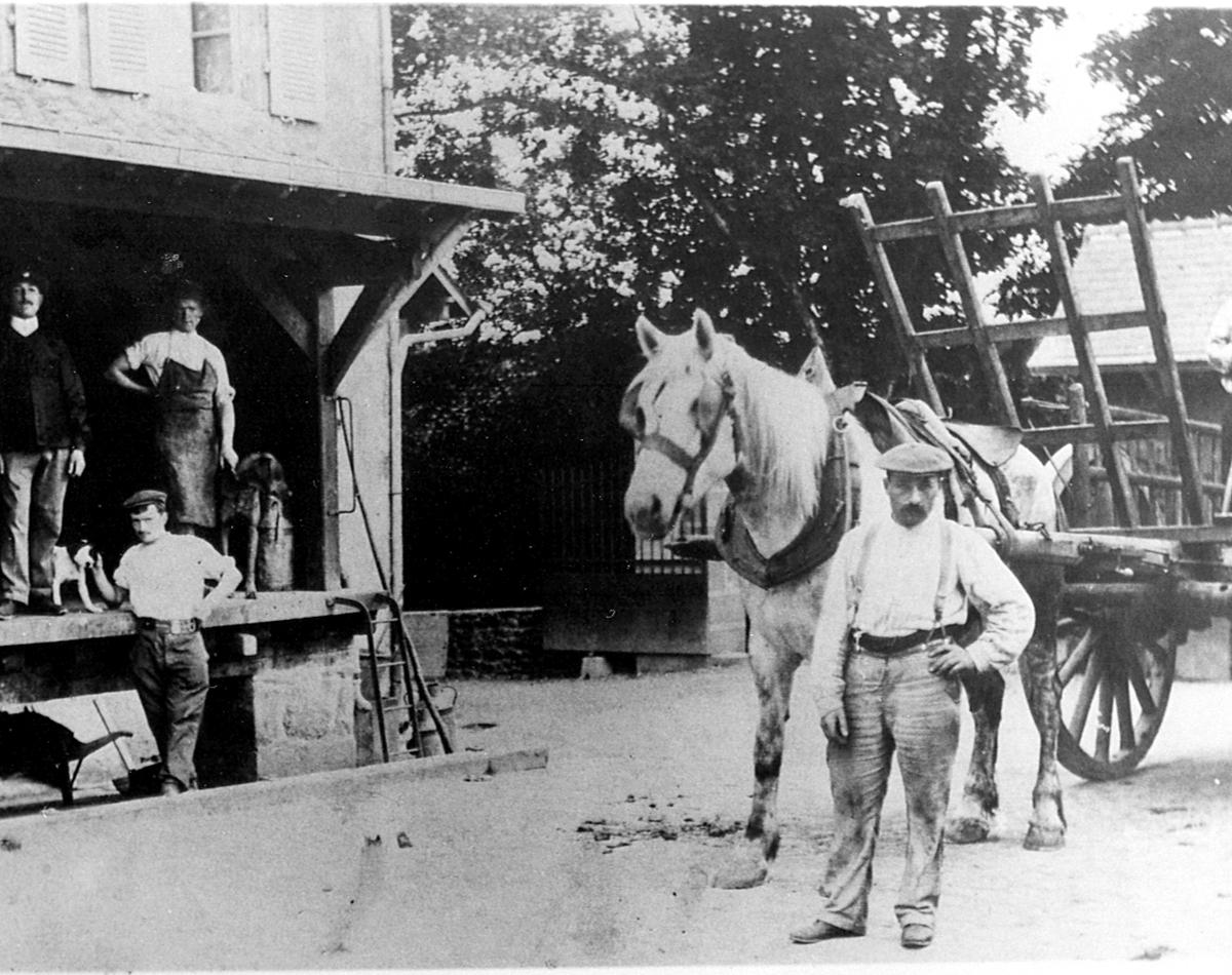fromagerie dans les années 50 - Bons Mayennais