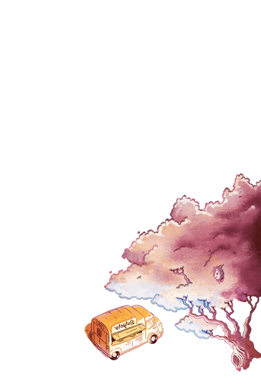 arbre coloré