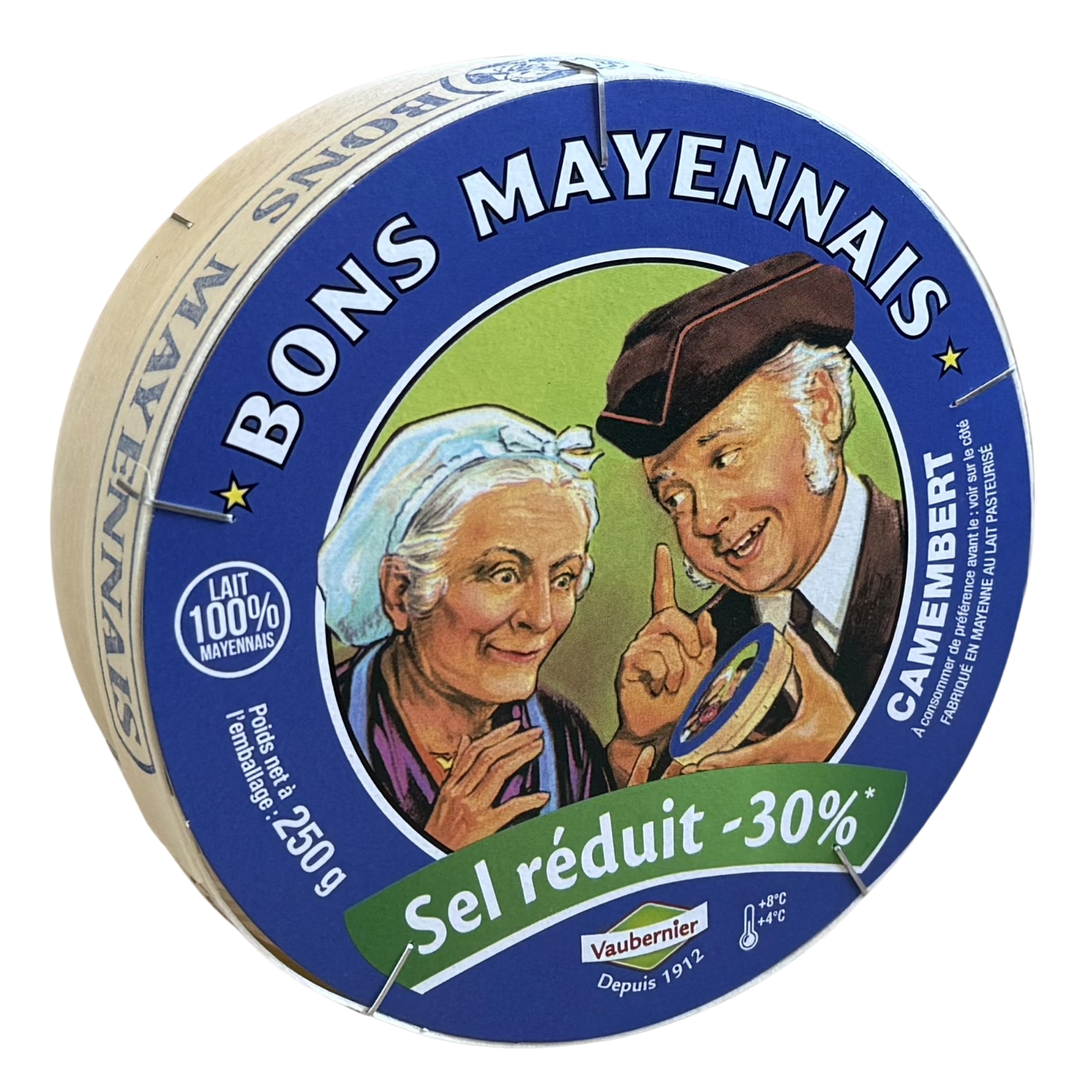 Camembert réduit en sel 250g