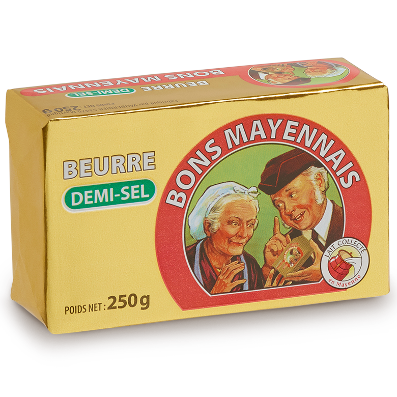 Beurre demi-sel bons mayennais