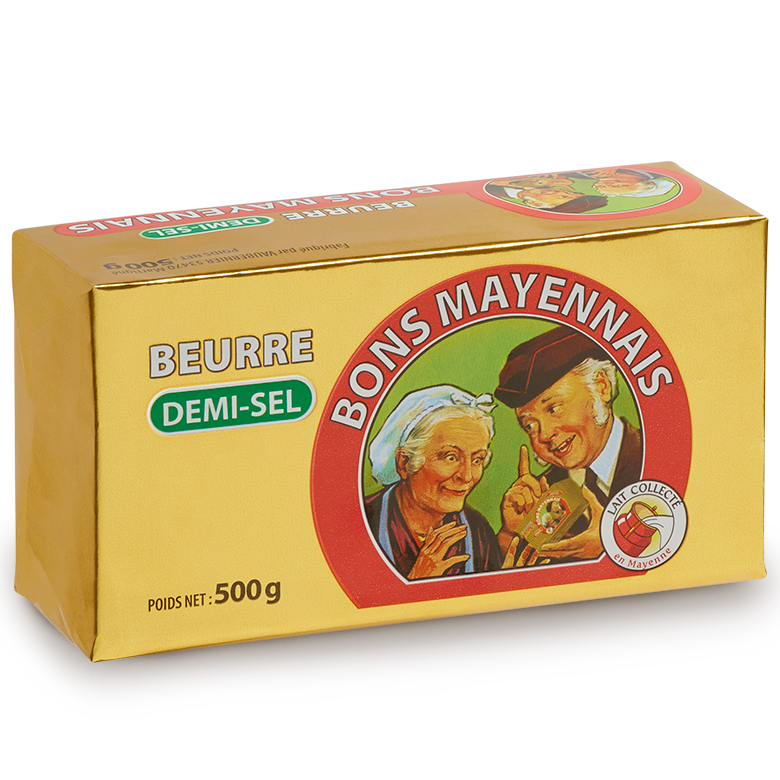 Beurre demi-sel bons mayennais