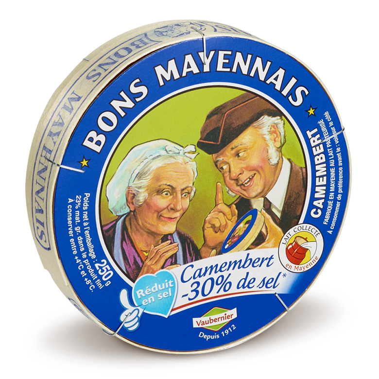 Camembert réduit en sel bons mayennais