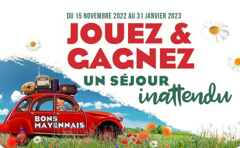 Jouez et gagnez un voyage inattendu
